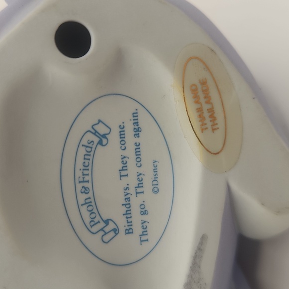 DISNEY Eeyore Birthday Celebration Porcelain Collectible Figurine - Picture 8 of 8